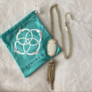 Kendra Scott Rayne White Pearl Necklace